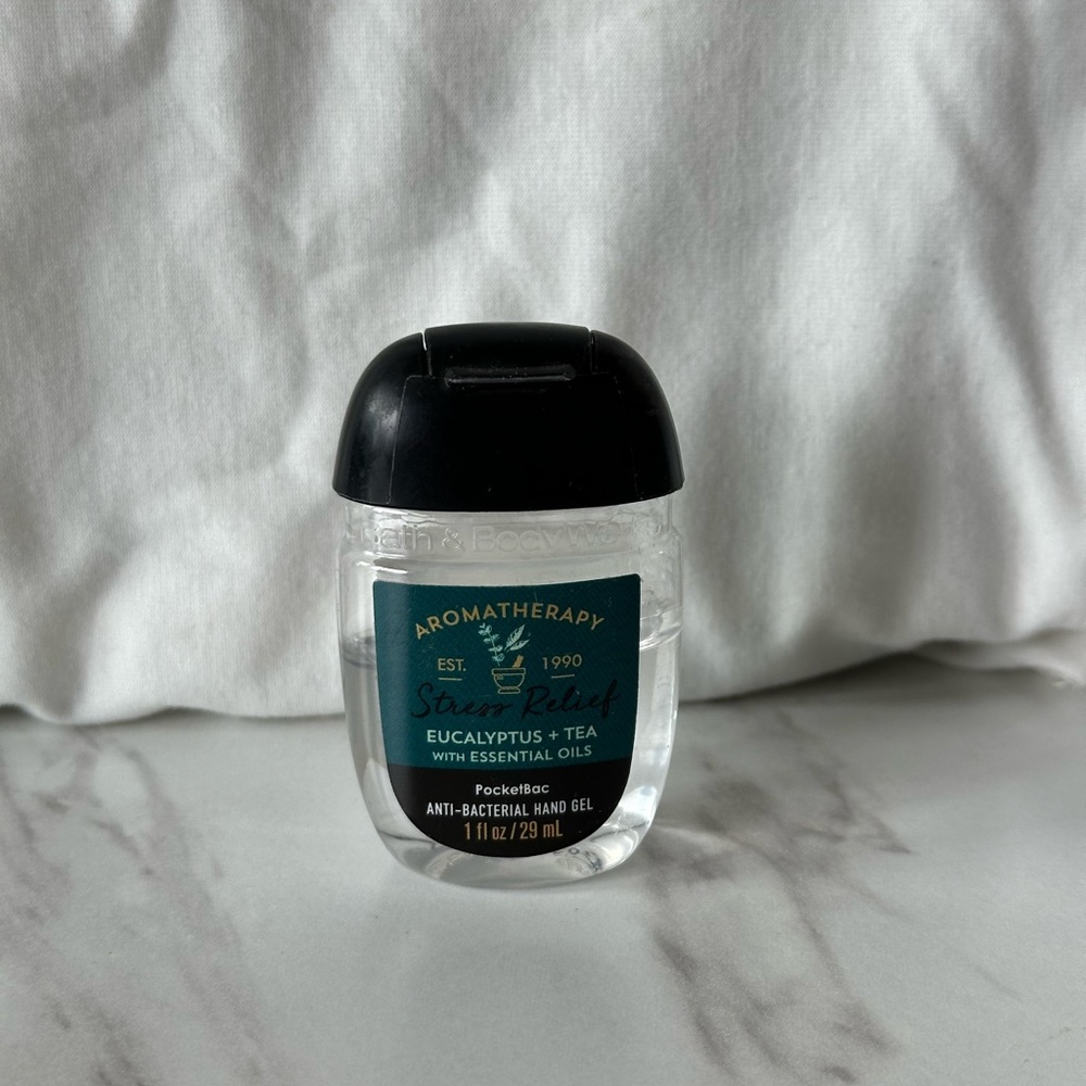 Bath and Body Works stress relief hand sanitizer